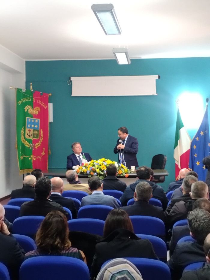 Provincia di Crotone: visita istituzionale del Presidente del Consiglio Regionale on.Mancuso